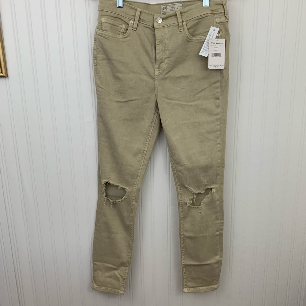 Host Pick💕💕Free People High Rise Skinny Jeans - Picture 2 of 6